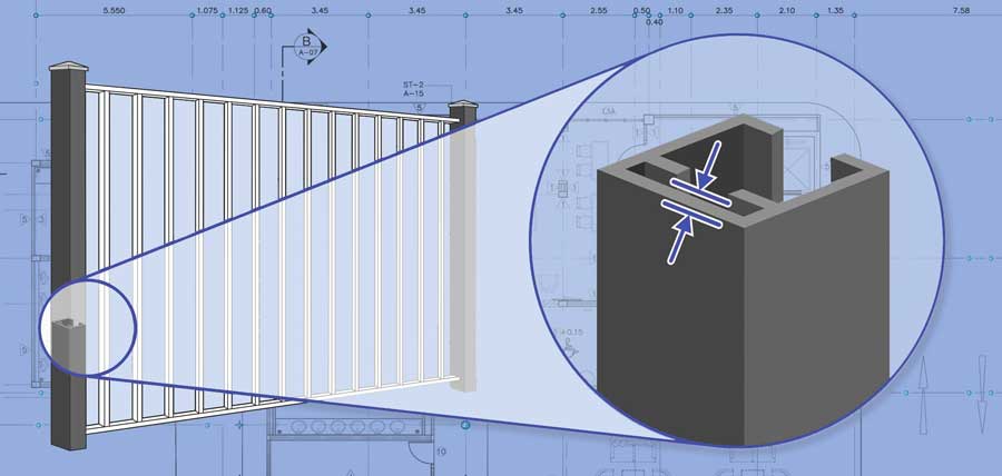 Green Bay and Appleton Aluminum fence post installation company