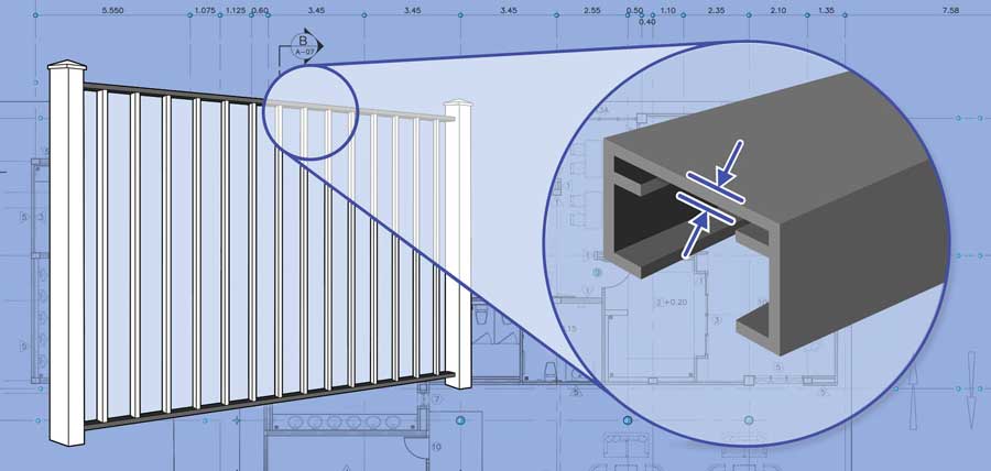 Green Bay and Appleton Aluminum fence rails and panels installation company