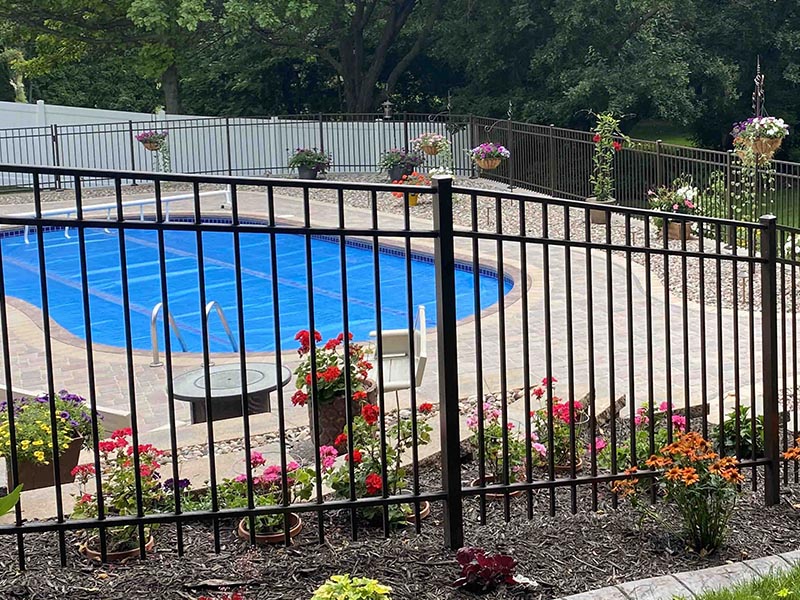 Ornamental Steel Pool Fencing in Green Bay Wisconsin