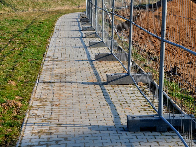 Temporary Decorative Fencing in Green Bay Wisconsin