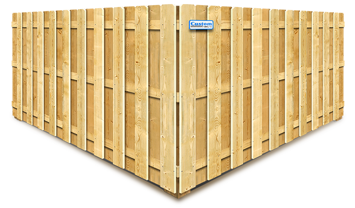 Denmark WI shadowbox style wood fence