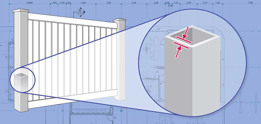 Green Bay and Appleton Vinyl fence post installation company