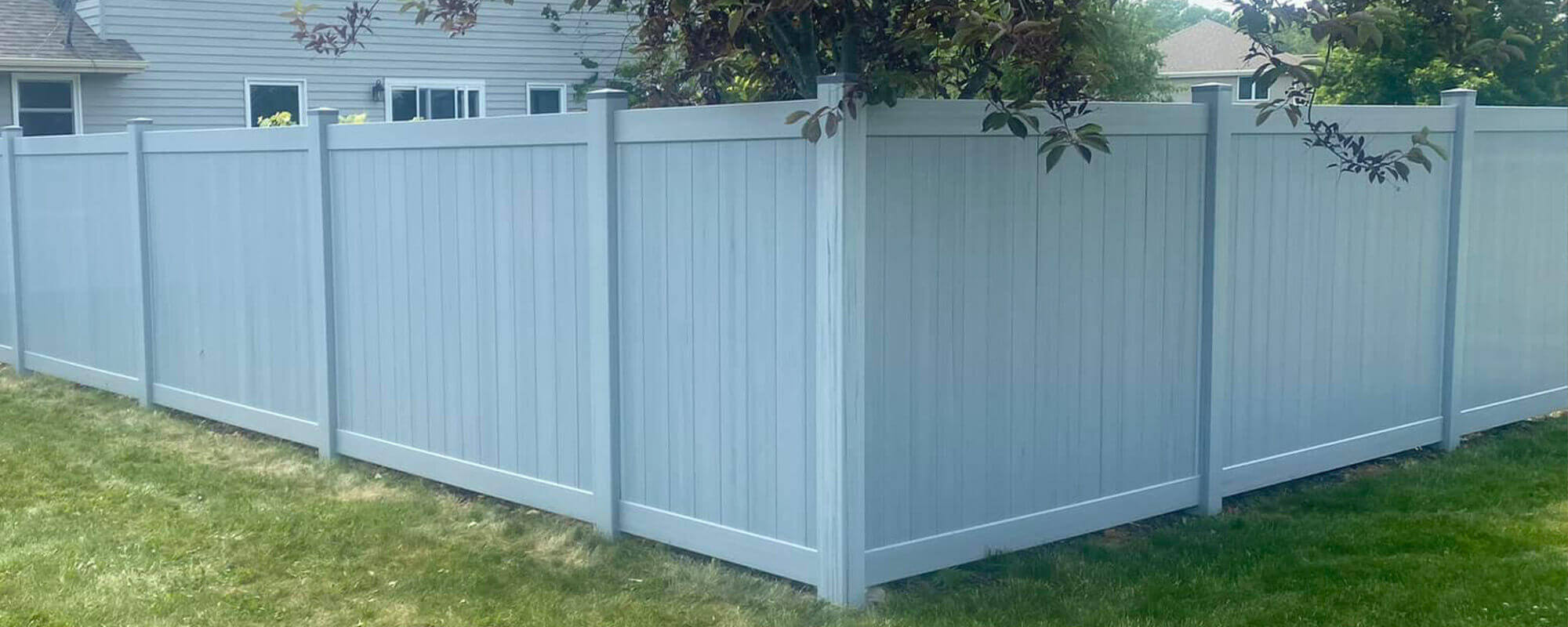 Steel fence installed by Custom Fence