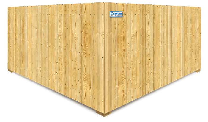 Oshkosh WI Stockade style wood fence